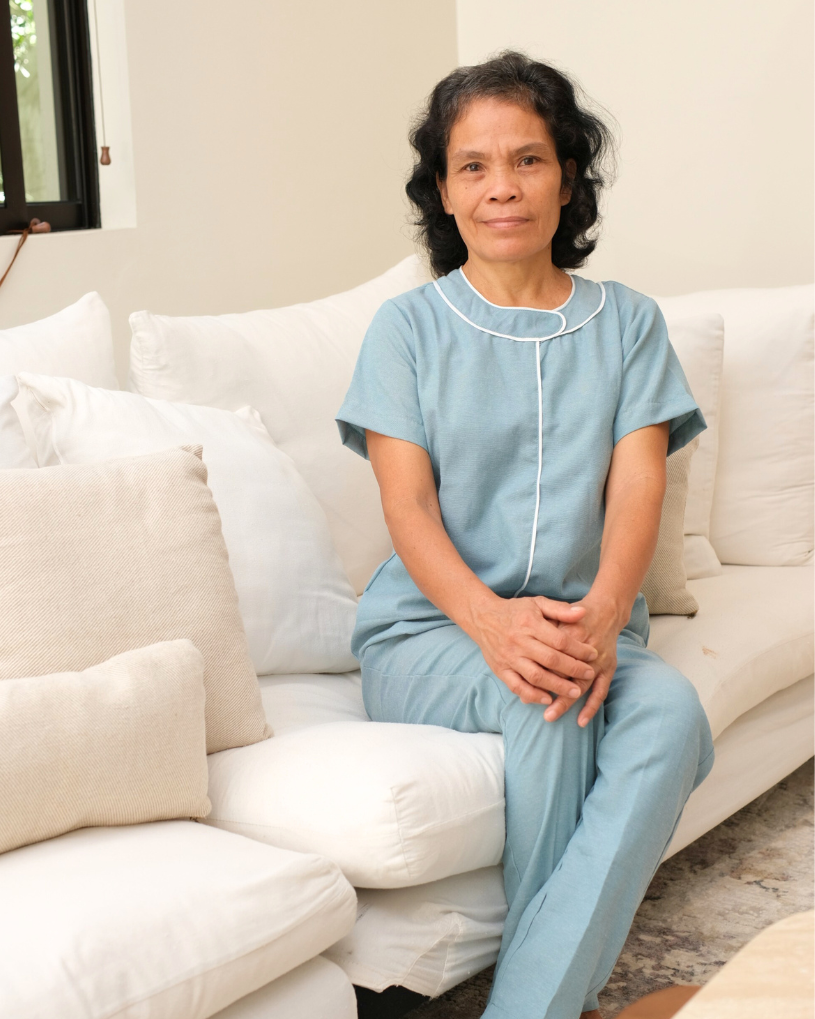 Semira in Chambray (On hand)