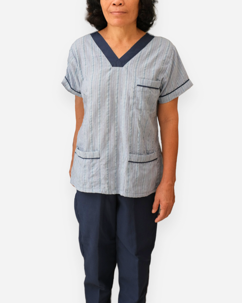 Charm in Seer Sucker - Top Only