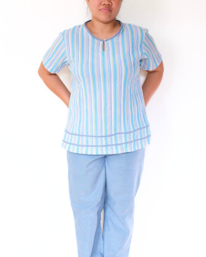 Julie in Seer Sucker - Set (Plus Size)