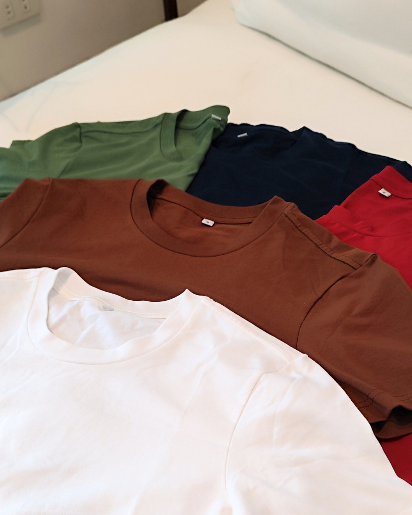 Airluxe Round Neck Tees - Top Only (On hand)