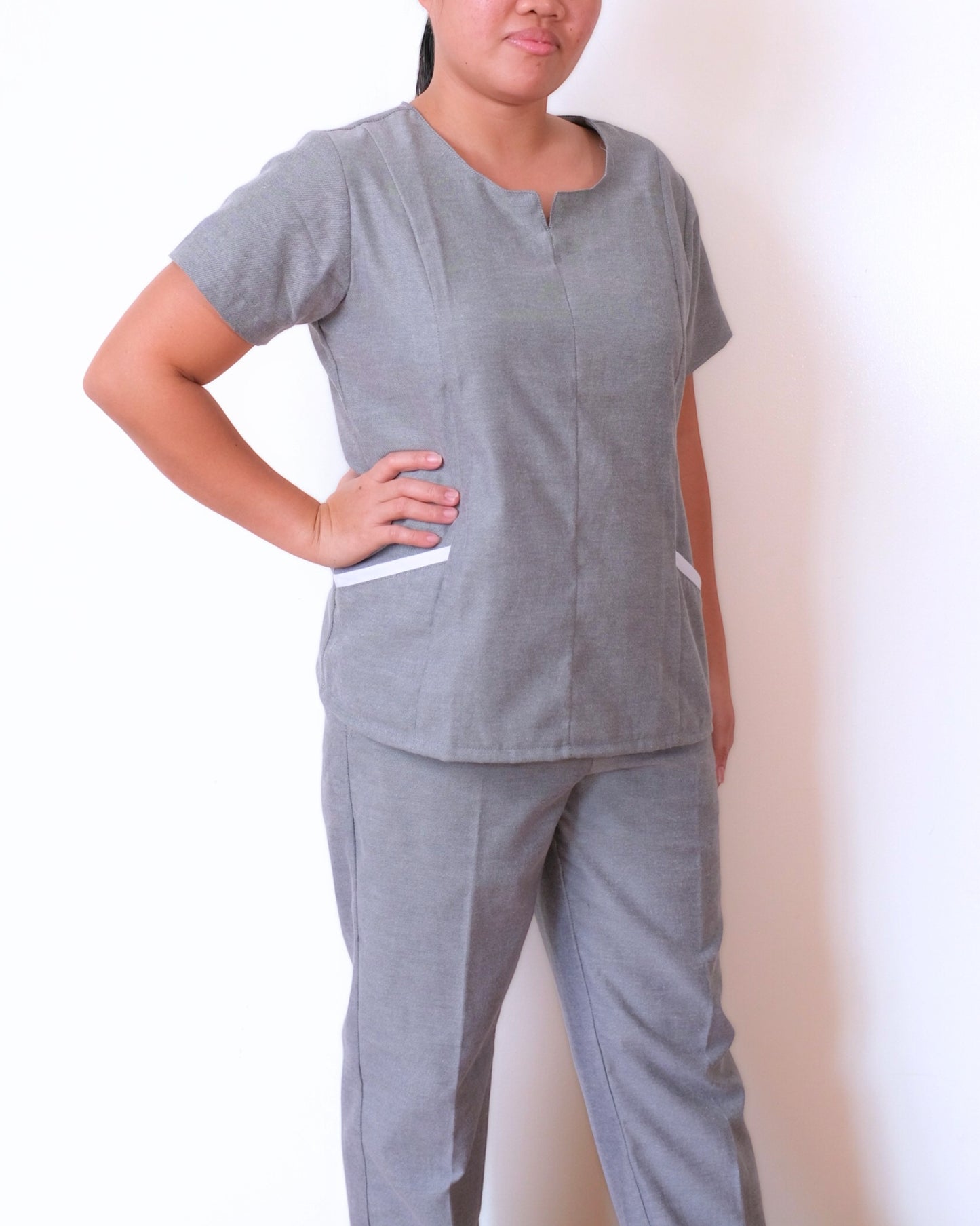 Leni in Chambray - Set (Plus Size)