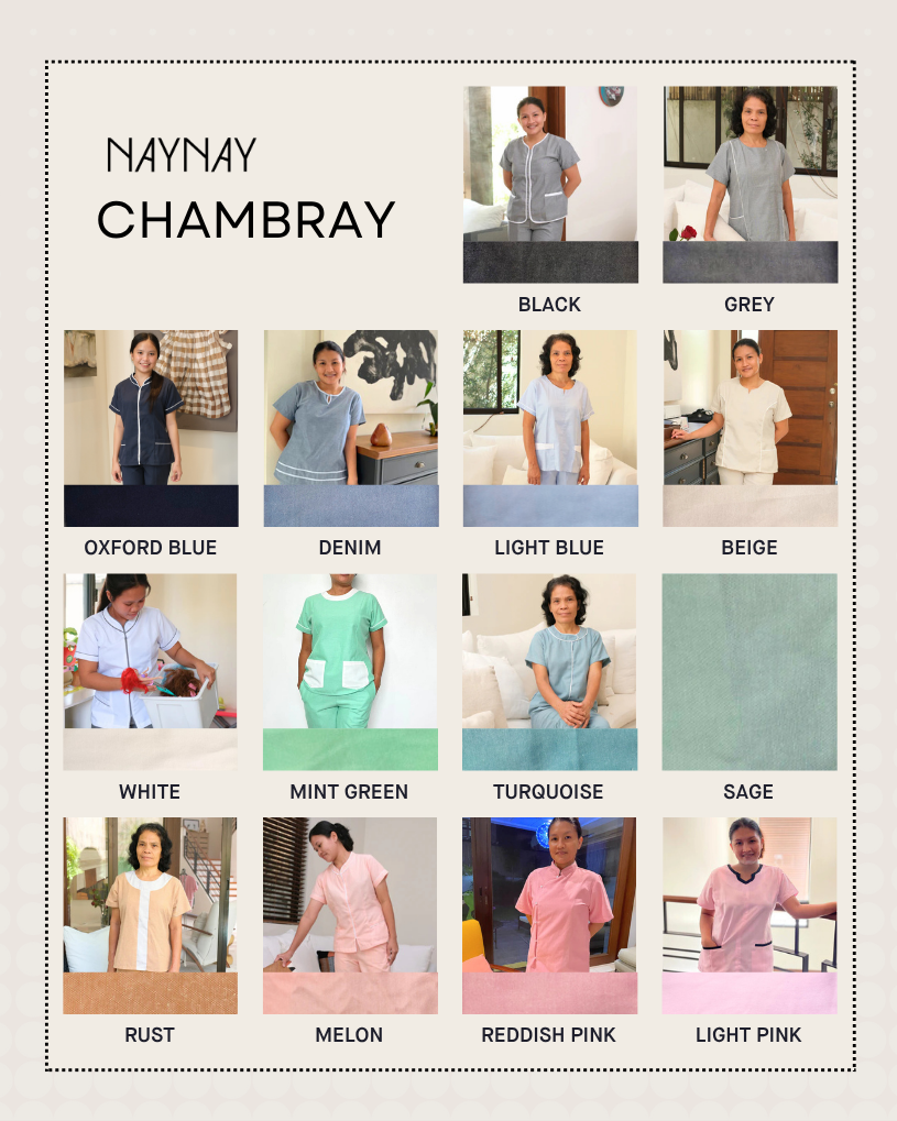 Rose in Chambray - Set (Regular Size)