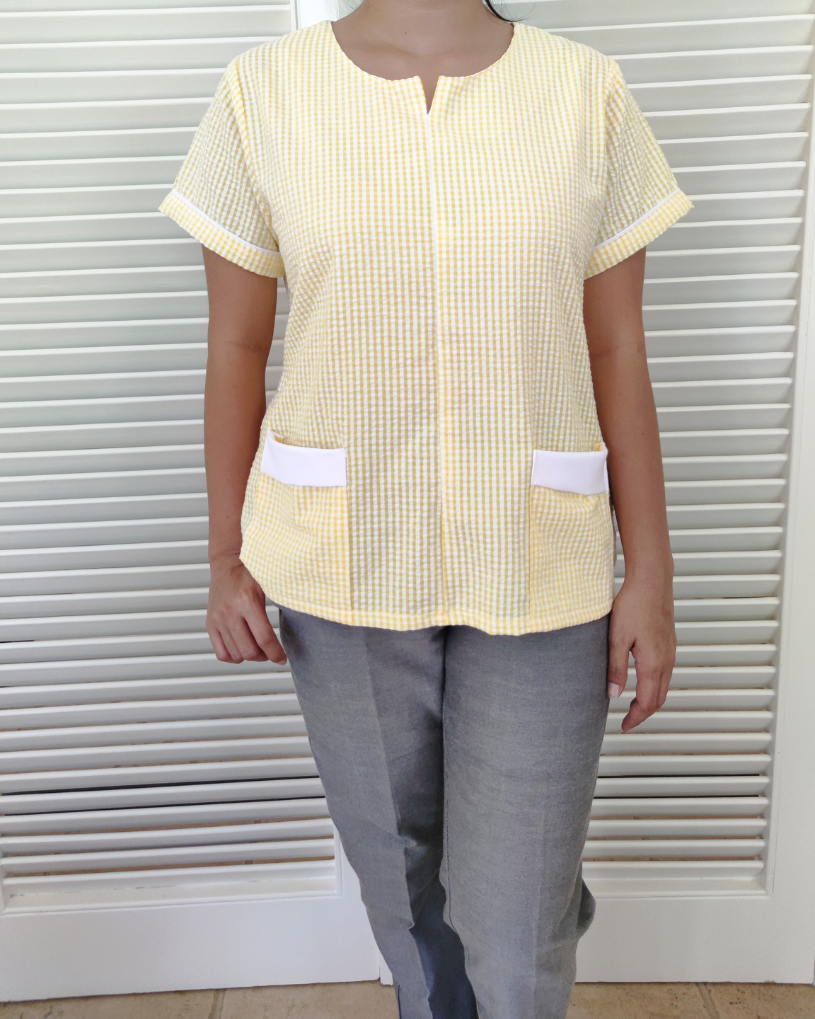 Emma in Seer Sucker - Set (Plus Size)