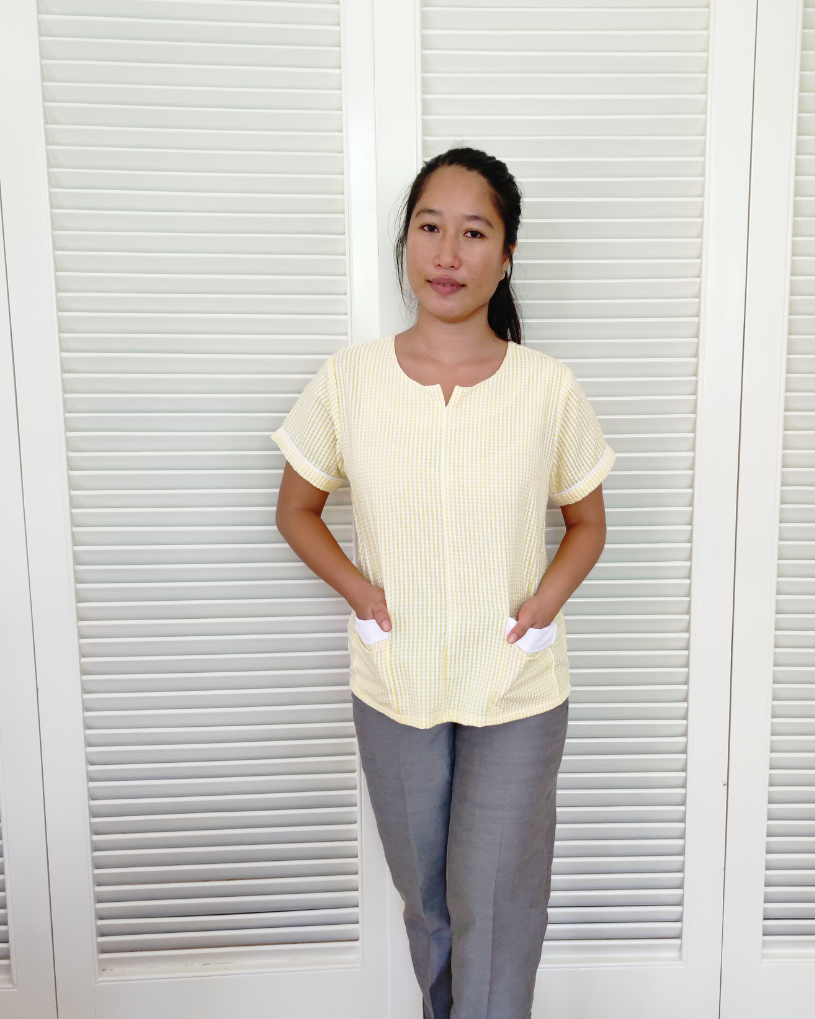 Emma in Seer Sucker - Set (Plus Size)