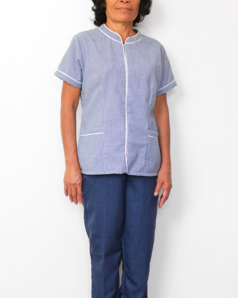 Mira in Seer Sucker - Set (Plus Size)