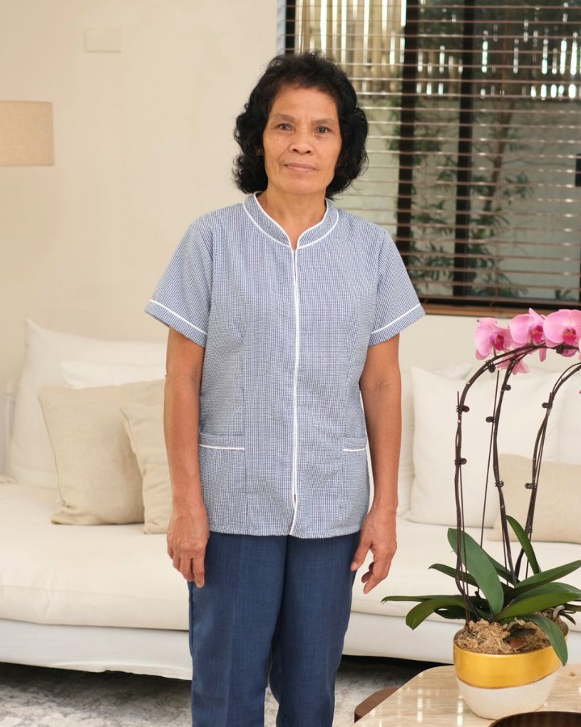 Mira in Seer Sucker - Set (Plus Size)