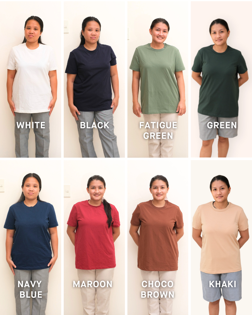 Airluxe Round Neck Tees - Top Only (On hand)
