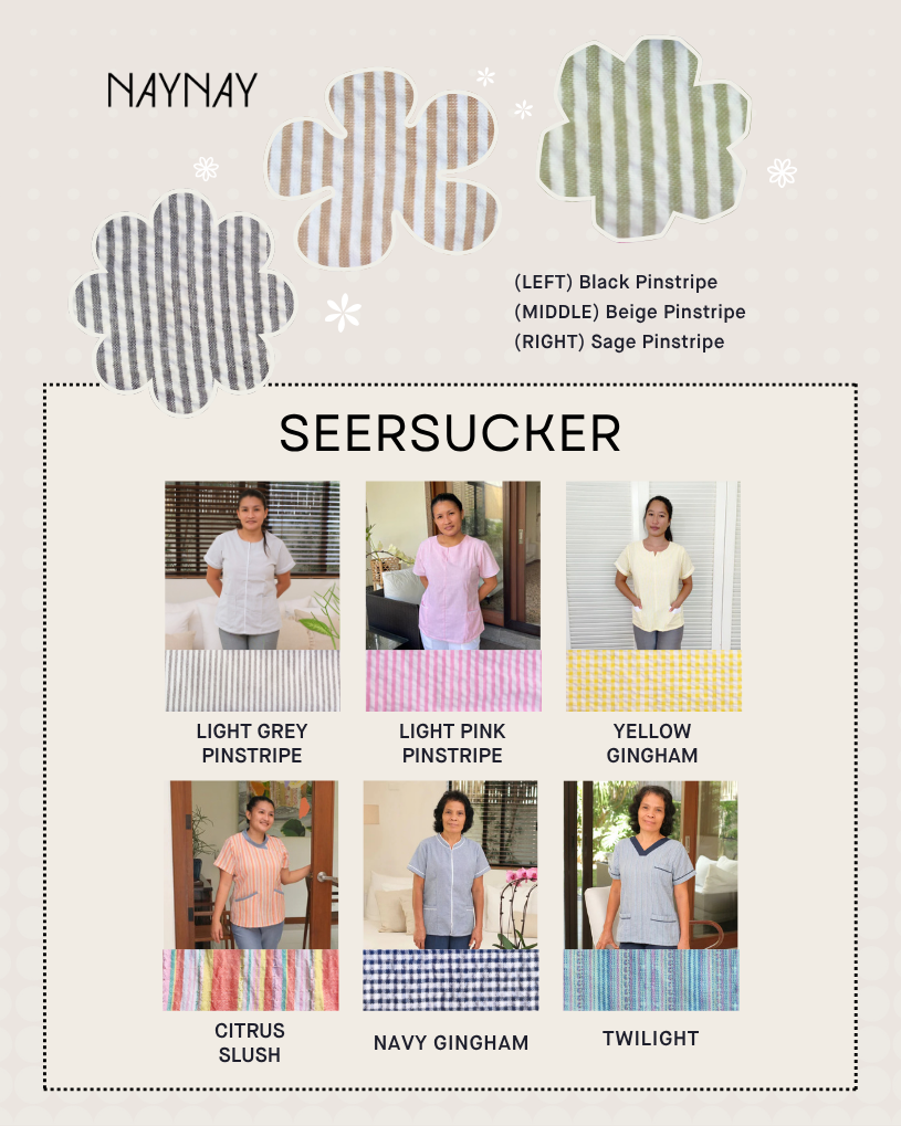 Janice in Seer Sucker - Top Only