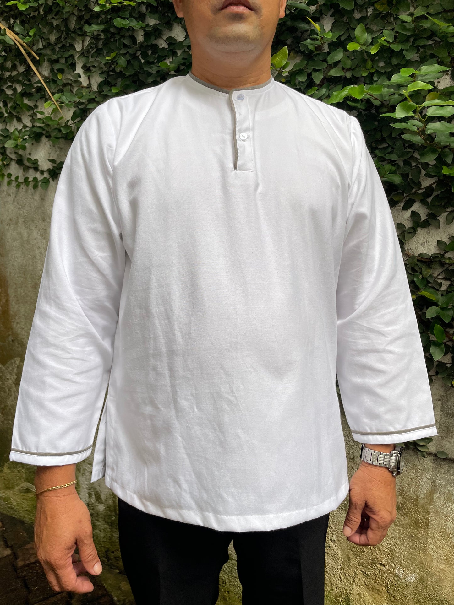 Camisa de Chino - Long Sleeve (Plus Size)