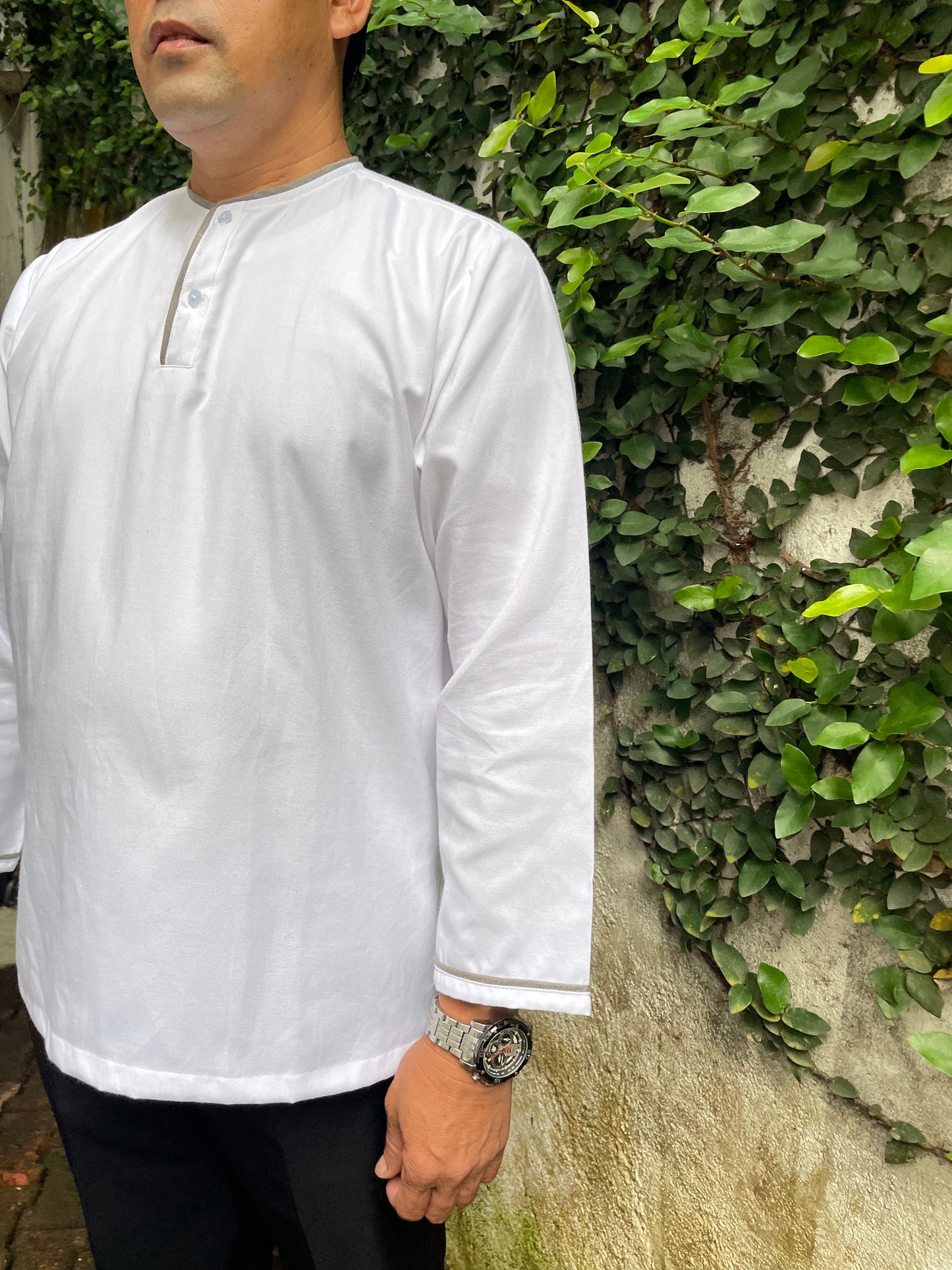 Camisa de Chino - Long Sleeve (Plus Size)
