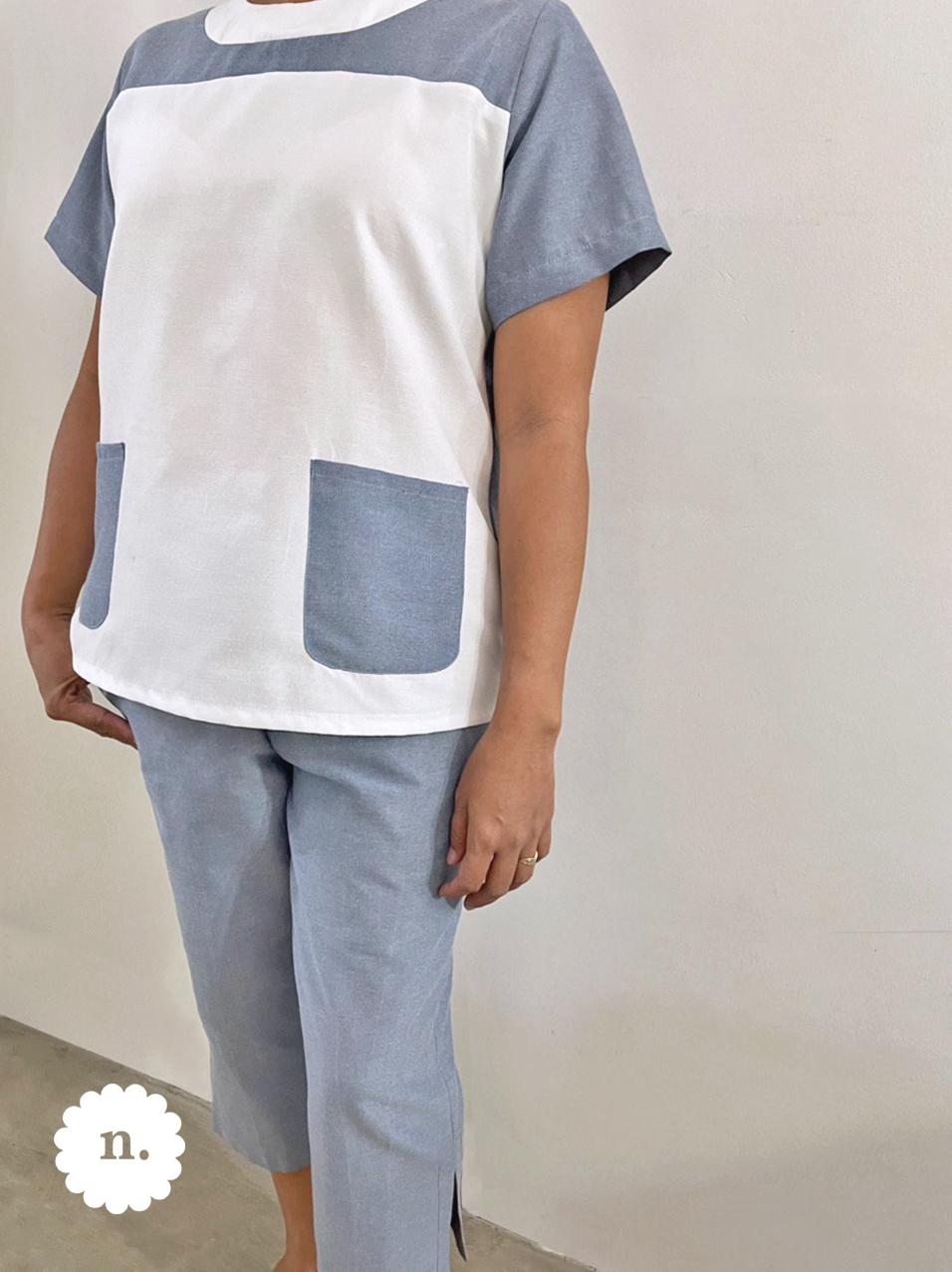 Lyndie in Chambray - Top Only