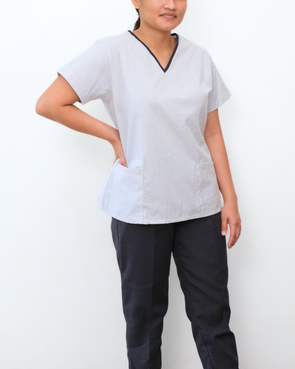 Angel in Seer Sucker - Set (Plus Size)