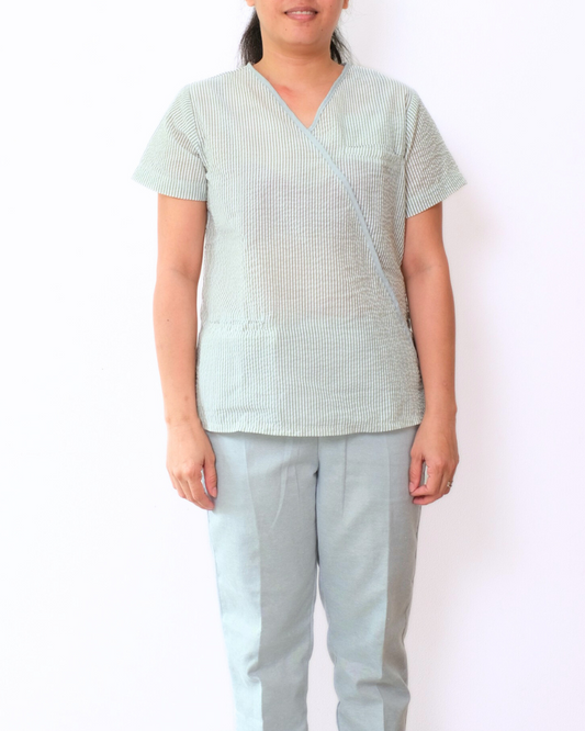 Michelle in Seer Sucker - Top Only