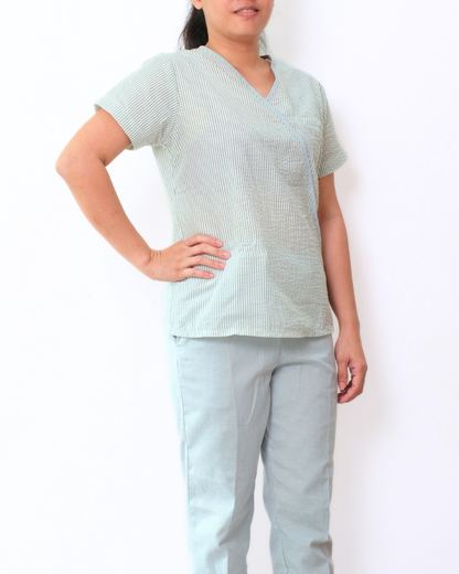 Michelle in Seer Sucker - Set (Plus Size)