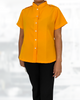 Women’s Chinese collar Shirt with Shoulder tabs Regular