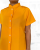 Women’s Chinese collar Shirt with Shoulder tabs Regular